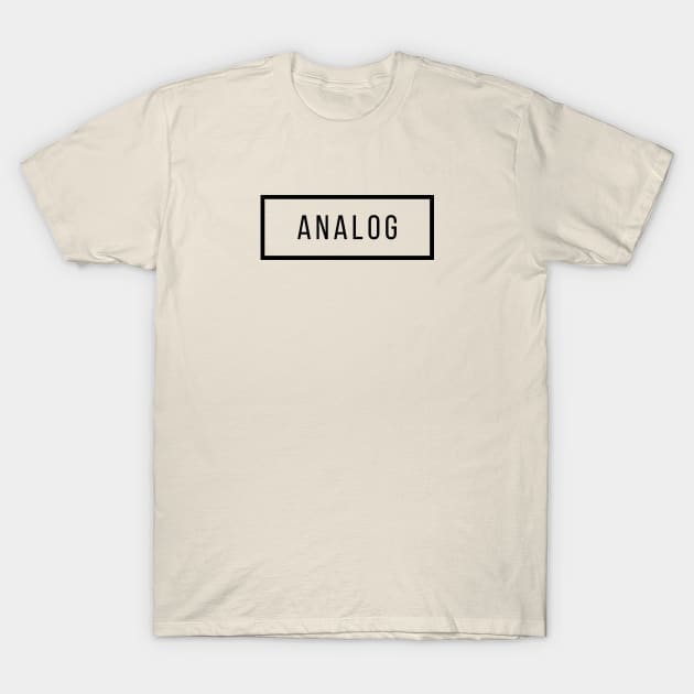 ANALOG T-Shirt by visionnaut 